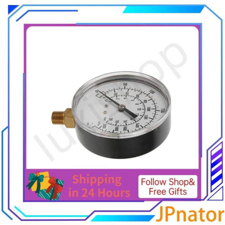 JPnator Iuxis 1 4NPT 90mm Diameter Radial Pressure Gauge 0 300psi 0