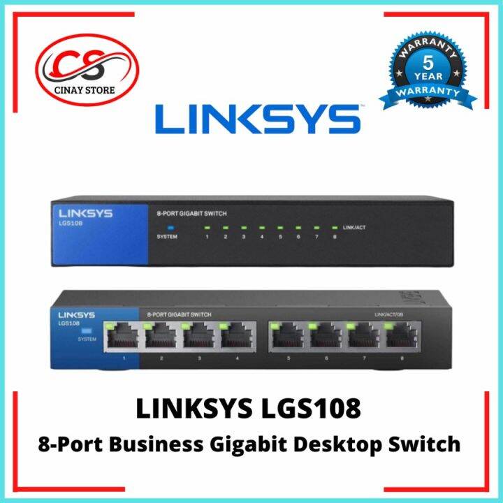 Linksys Lgs Ap Port Business Desktop Gigabit Switch Lgs Ap