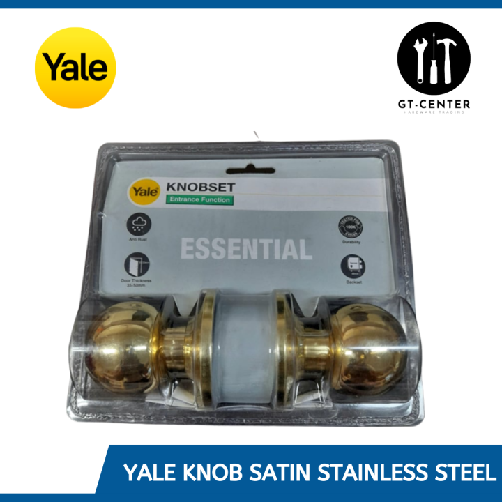 YALE Knobset Entrance Satin Stainless Steel Lazada PH