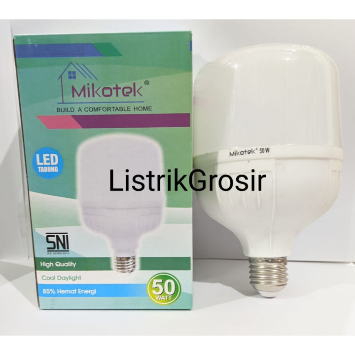 MIKOTEK Lampu Led Kapsul Capsul Bohlam Tabung 50W 50 Watt T Bulb