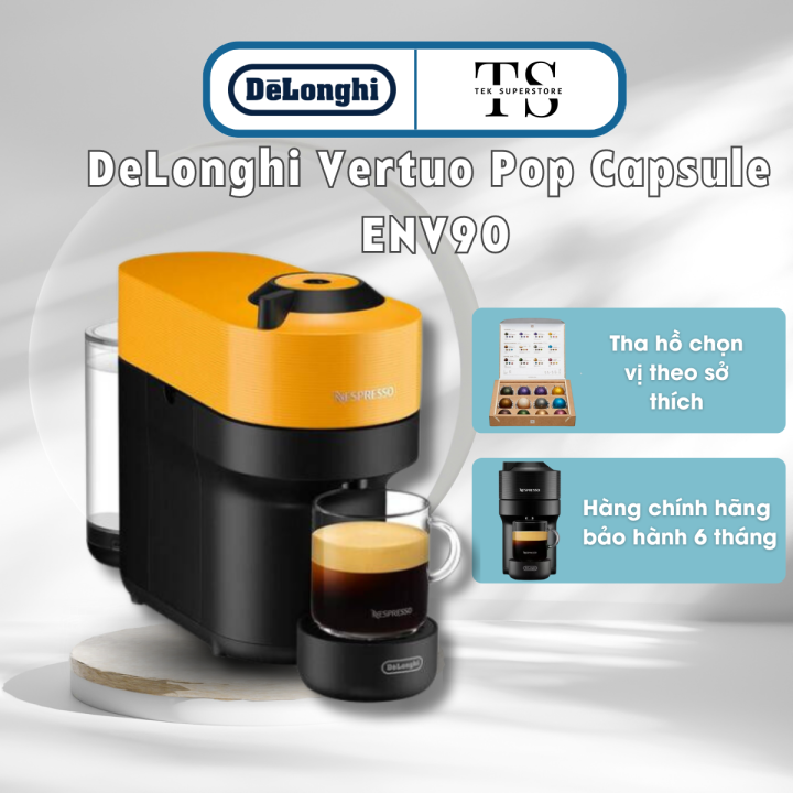 Máy Pha Cà Phê Viên Nén Delonghi Vertuo Pop ENV90 Kết nối Wifi