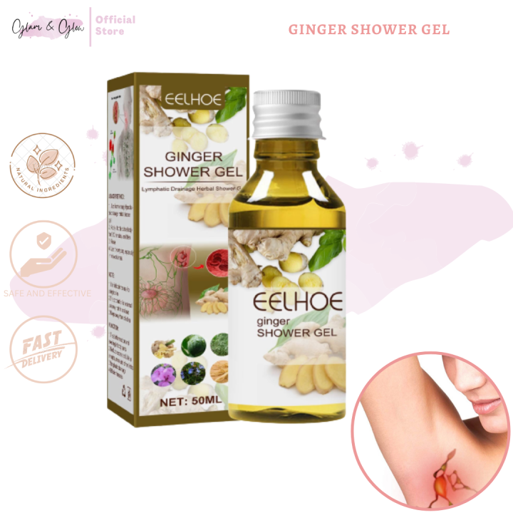 Lymphatic Drainage Herbal Shower Gel Weight Loss Ginger Shower Gel