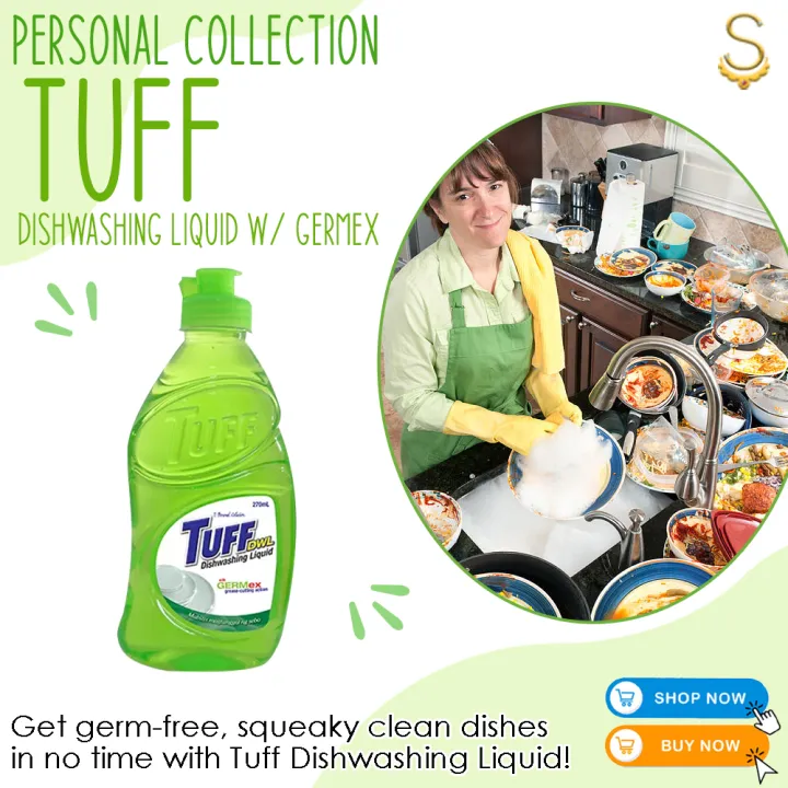 Personal Collections Tuff Dishwashing Liquid With Germex Ml Kills