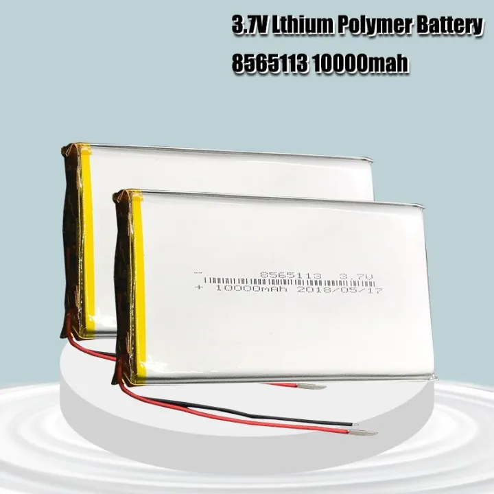 3 7V 10000mAh 8565113 Lithium Li Polymer Rechargeable Battery Li Ion Li