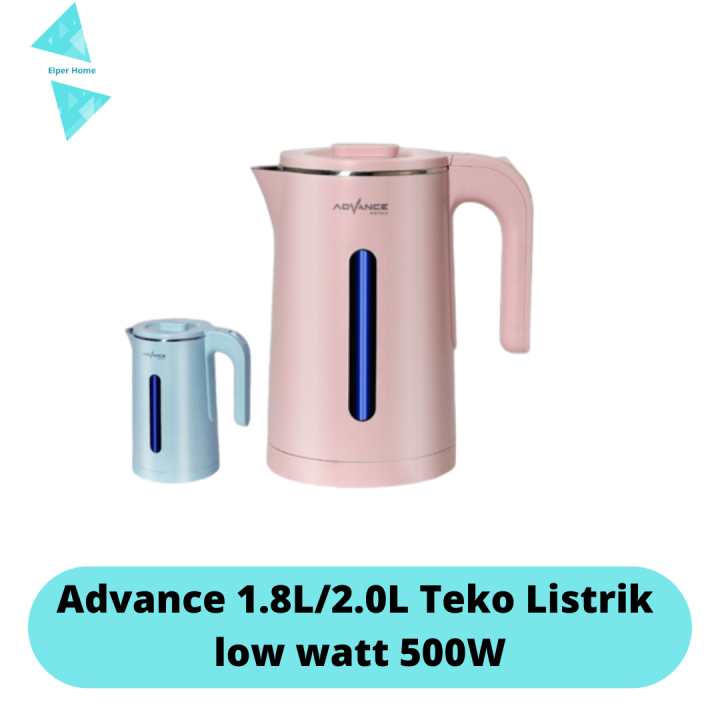 Advance 1 8L 2 0L Teko Listrik Kettle Listrik Low Watt 500W Teko 1