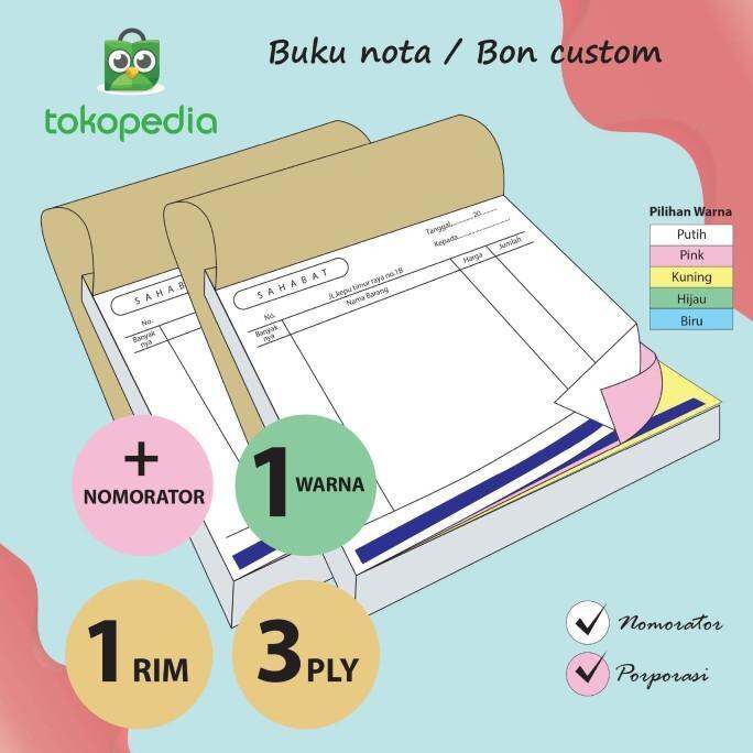 Terbaru Cetak Nota Rim Ply Rangkap Custom Ncr Invoice Bon