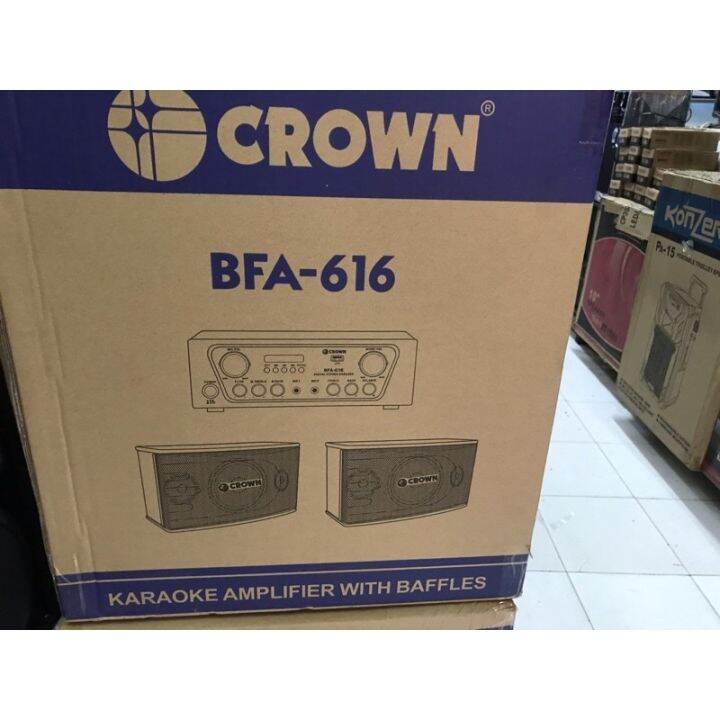 Speaker Crown Bfa Mixing Amplifier With Baffles W X Lazada Ph