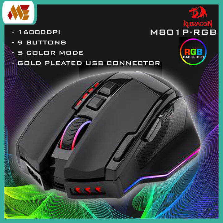 Redragon Sniper Pro M P Rgb Dual Mode Gaming Mouse Lazada