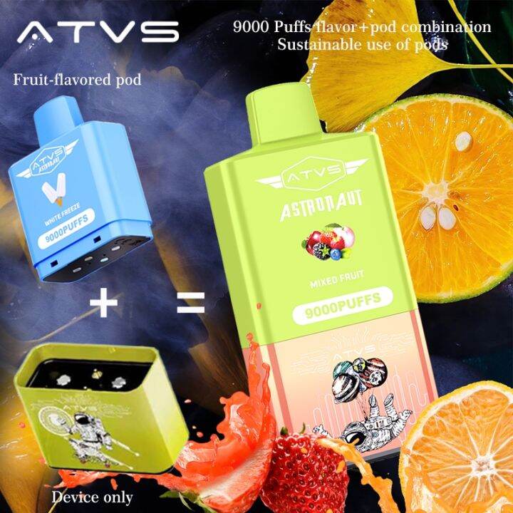 Atvs Puffs Device Compatible To Infinity Pods Essential Combo