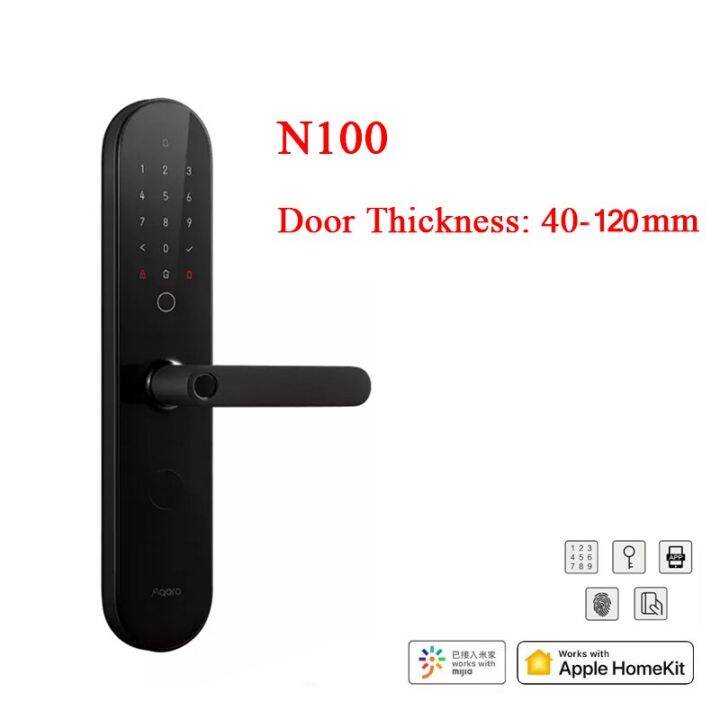 Aqara N100 Smart Door Lock Fingerprint Bluetooth Password NFC Unlock