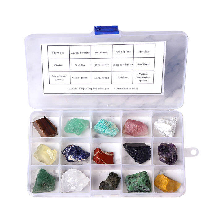 Pcs Healing Crystal Collection Birthday Gift Classroom Rough Geology