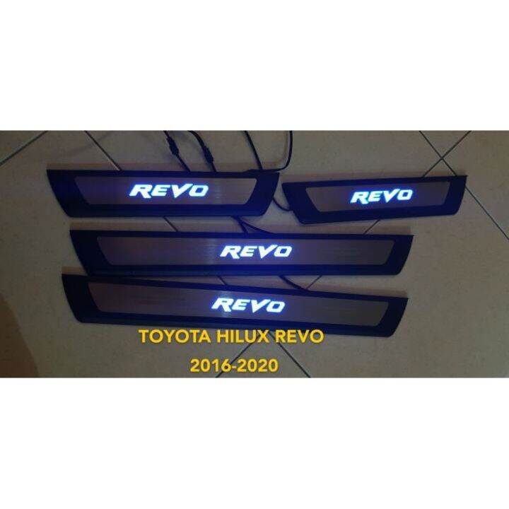 Toyoya Hilux Revo Oem Blue Led Car Door Side Sill Step