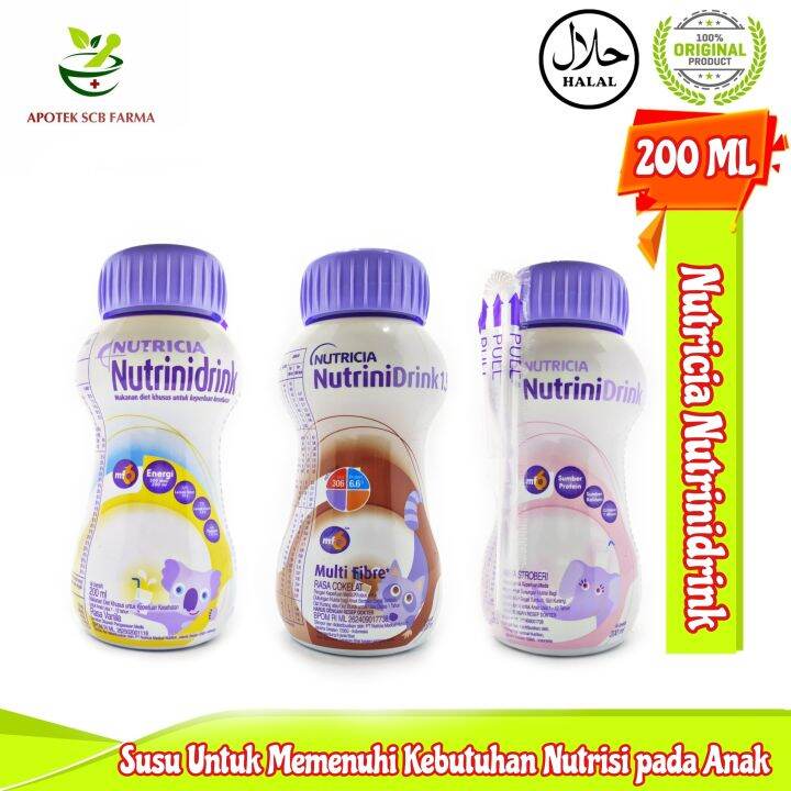 Nutricia Nutrini Drink Cair All Varian 200 Ml Lazada Indonesia