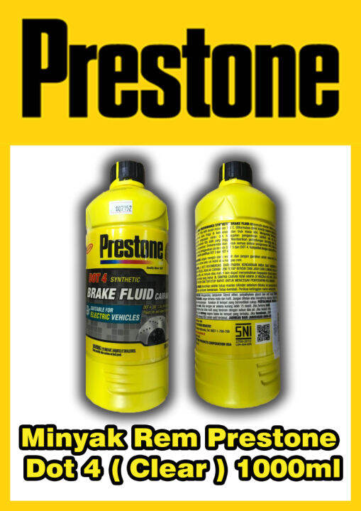 Brake Fluid Minyak Rem Prestone Dot Clear Lazada Indonesia