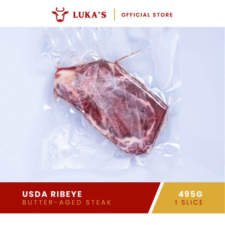 Usda Ribeye Butter Aged Steak G Per Cut Slice Lazada Ph