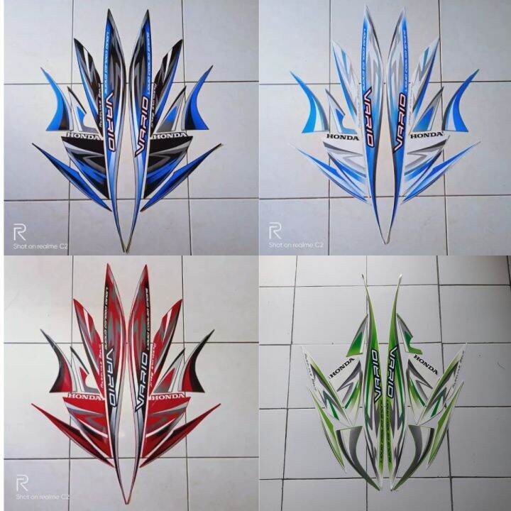 STRIPING STICKER STIKER LIST BODI MOTOR VARIO KARBU 110 2012 2013 FULL