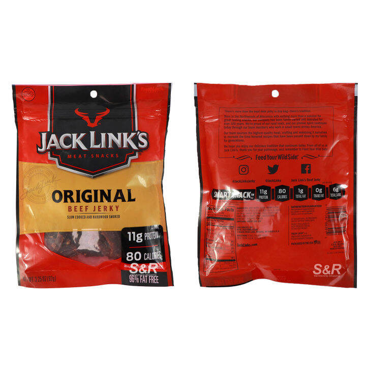 Jack Links Original Beef Jerky 92g Lazada PH