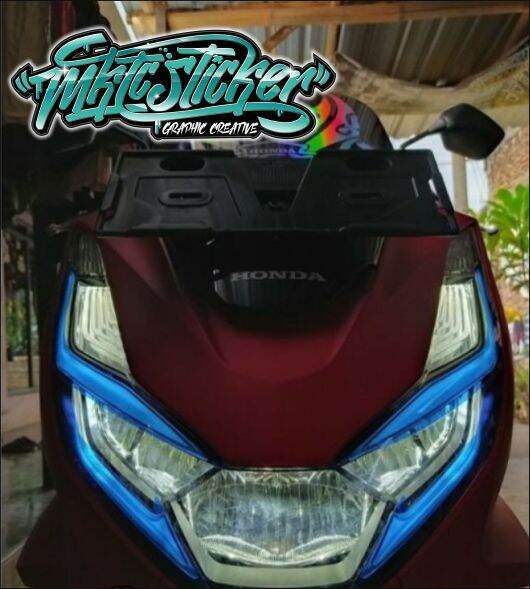 Stiker Alis Lampu Depan Honda Pcx Lazada Indonesia