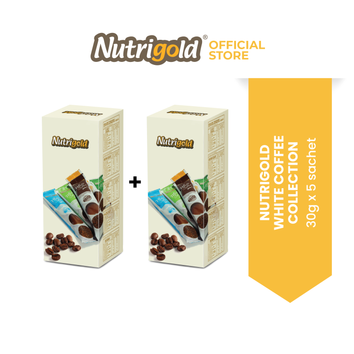 Buy Free Nutrigold Instant White Coffee In Collection Pack