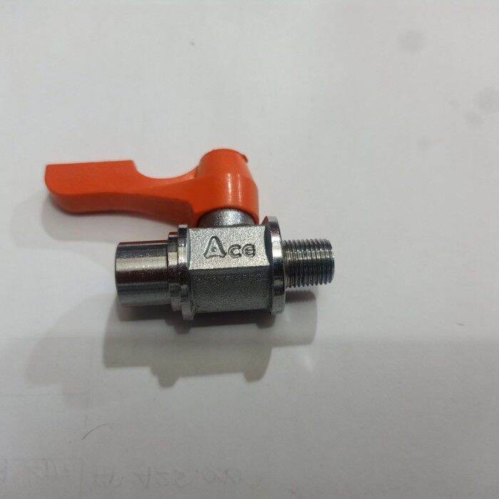 Ball Valve Stop Kran Drat Inch Drat Luar Dalam High Quality