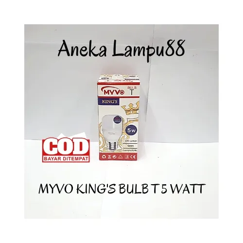 Bohlam Lampu LED Myvo King S 5 Watt Putih Lampu Led 5 Watt MYVO