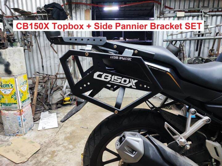 J Honda Cb X Heavy Duty Topbox Bracket Side Pannier Bracket Set