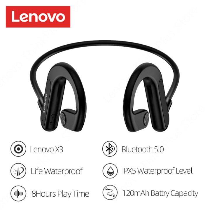 Lenovo X4 Bone Conduction Bluetooth Headphone Sports Earphone