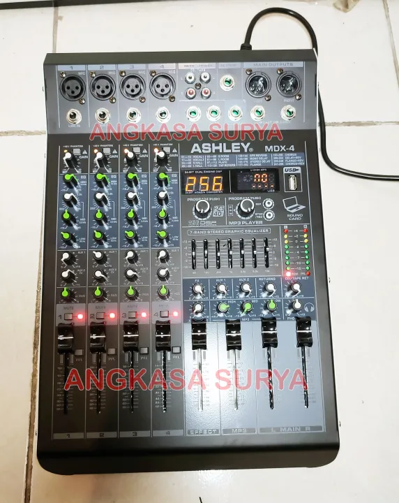 Mixer ASHLEY MDX 4 MDX4 ORIGINAL 4 Channel Lazada Indonesia