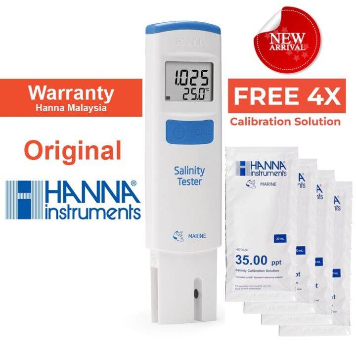 Hanna Marine Salinity Waterproof Tester Hi Hanna Instruments Hi