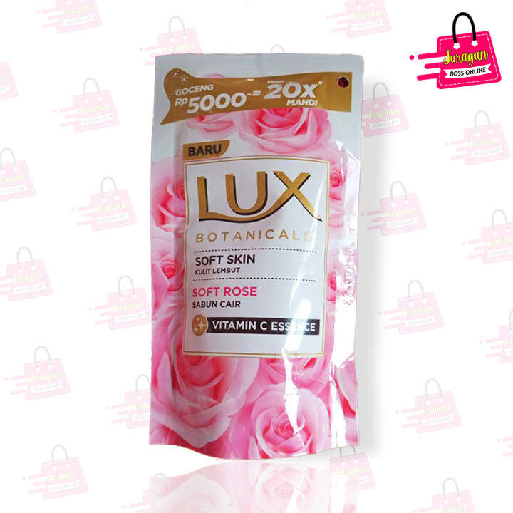 Lux Botanicals Soft Rose Sabun Cair 90ml Lazada Indonesia