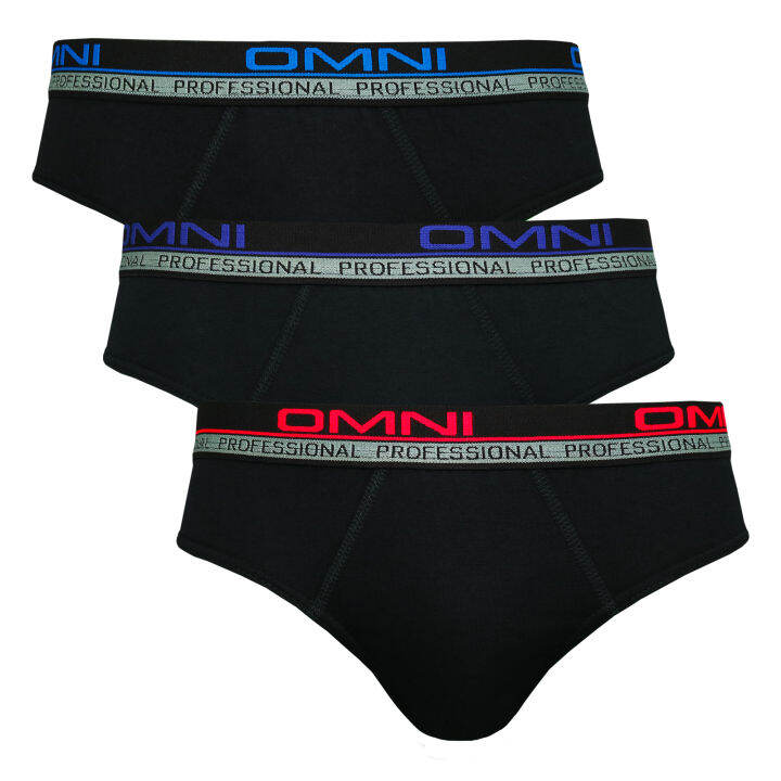 OMNI By SOEN Men S 3in1 Professional Cotton Bikini Brief Lazada PH