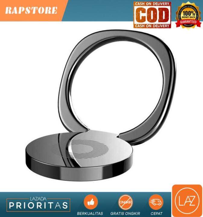 Metal Iring Smartphone Holder Black Lazada Indonesia