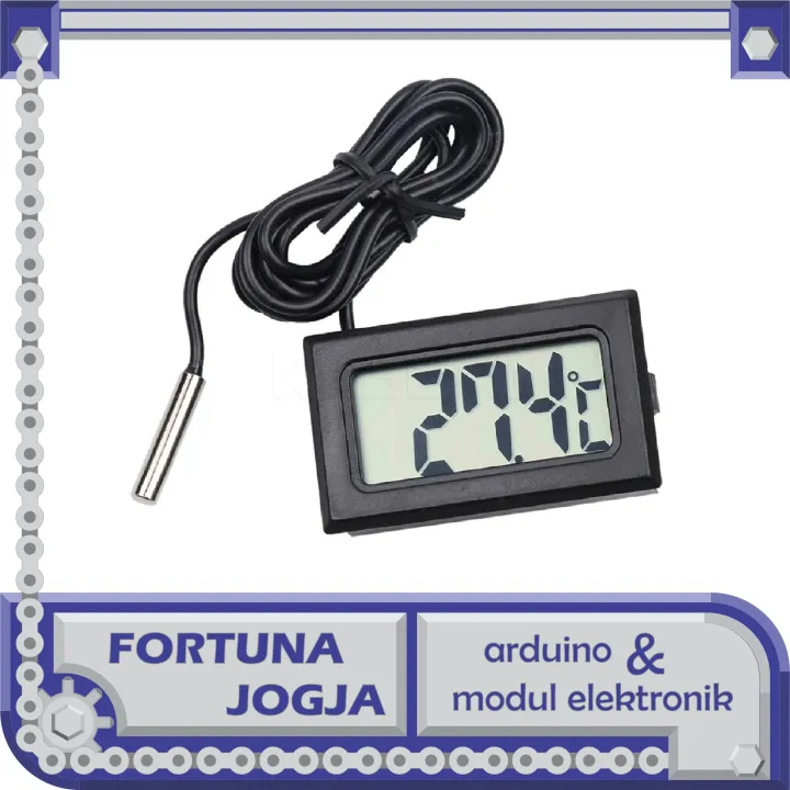 Termometer Suhu Ruangan Thermometer Digital Mini Kolam Tubuh Kulkas