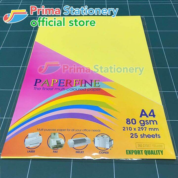 Paperfine Kertas Hvs Warna A Cyber Yellow Sinar Spectra It