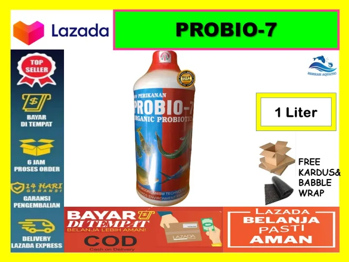 Probio Liter Probiotik Organik Ikan Kolam Koi Koki Nila Lele