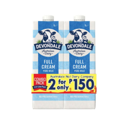 Devondale Full Cream Milk 1L Twin Pack Lazada PH