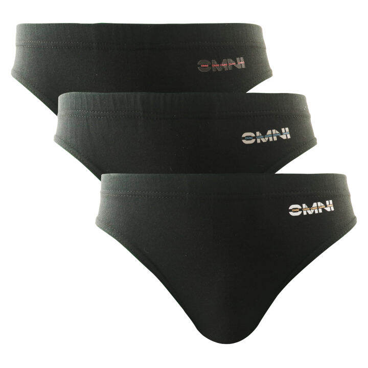 OMNI By SO EN Men S 3in1 Rival Cotton Bikini Brief Lazada PH