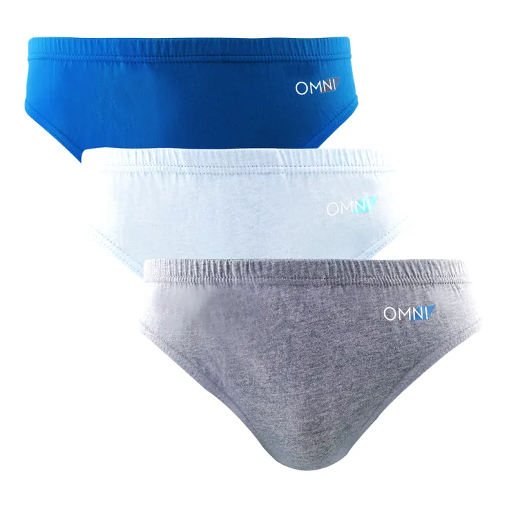 OMNI By SOEN Men S 3in1 Flight Path Cotton Bikini Brief Lazada PH