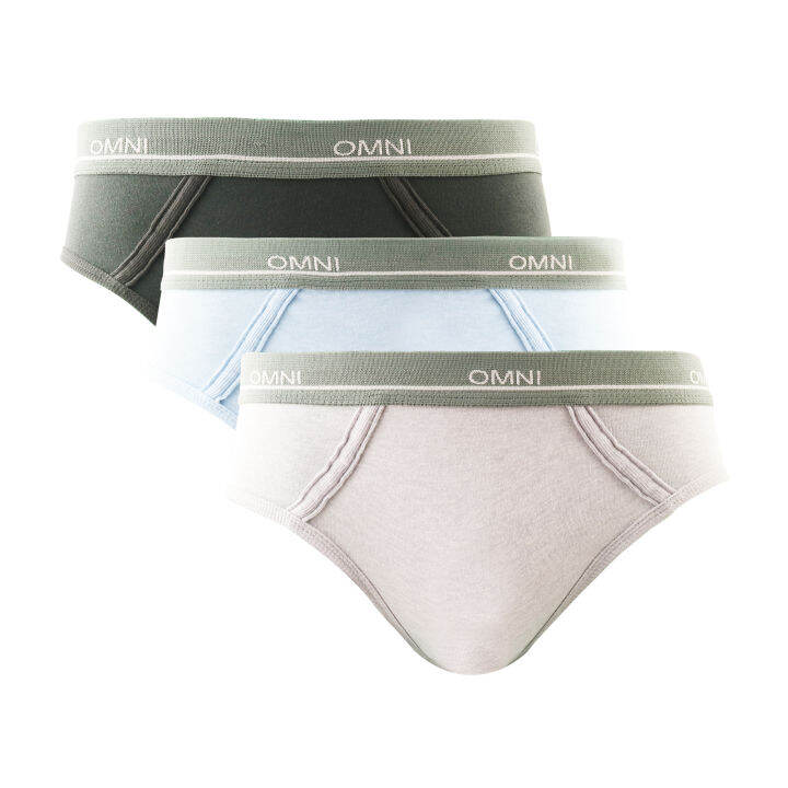 Omni By So En Men S In Monnochrome Cotton Bikini Brief Lazada Ph