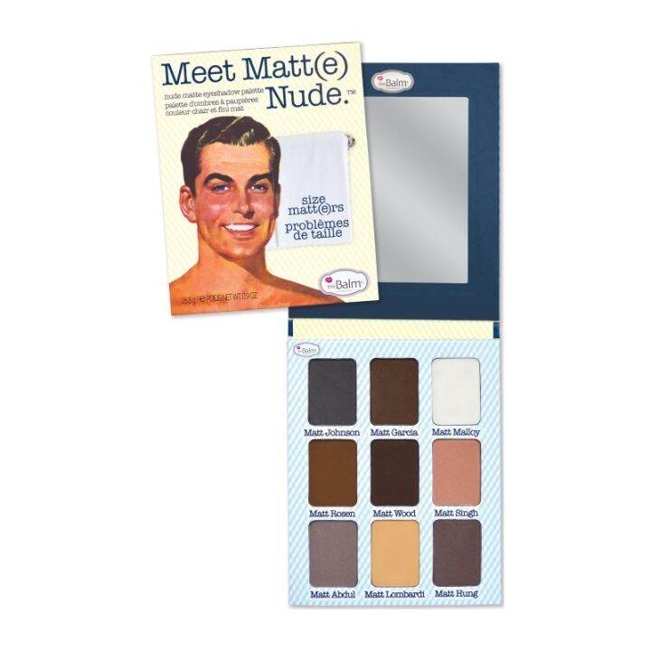 The Balm Meet Matt E Nude Palette Nude Lazada Indonesia