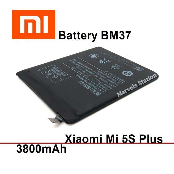 Xiaomi Battery BM37 Original Baterai Mi 5S Plus 3700mAh Lazada