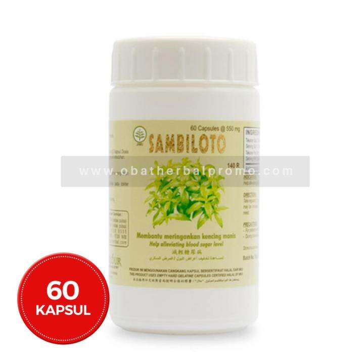 Borobudur Herbal Sambiloto 60 Kapsul Antivirus Obat Radang Tenggorokan