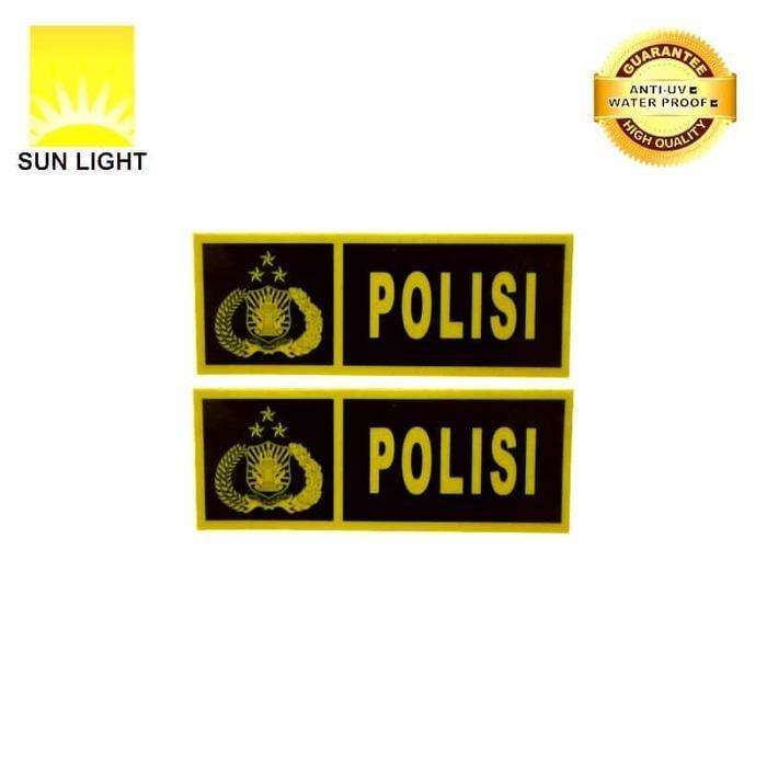 Stiker Sign Plat Polisi Lazada Indonesia