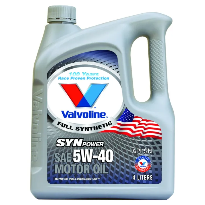 Valvoline Synpower Full Synthetic Motor Oil W Sn L Lazada