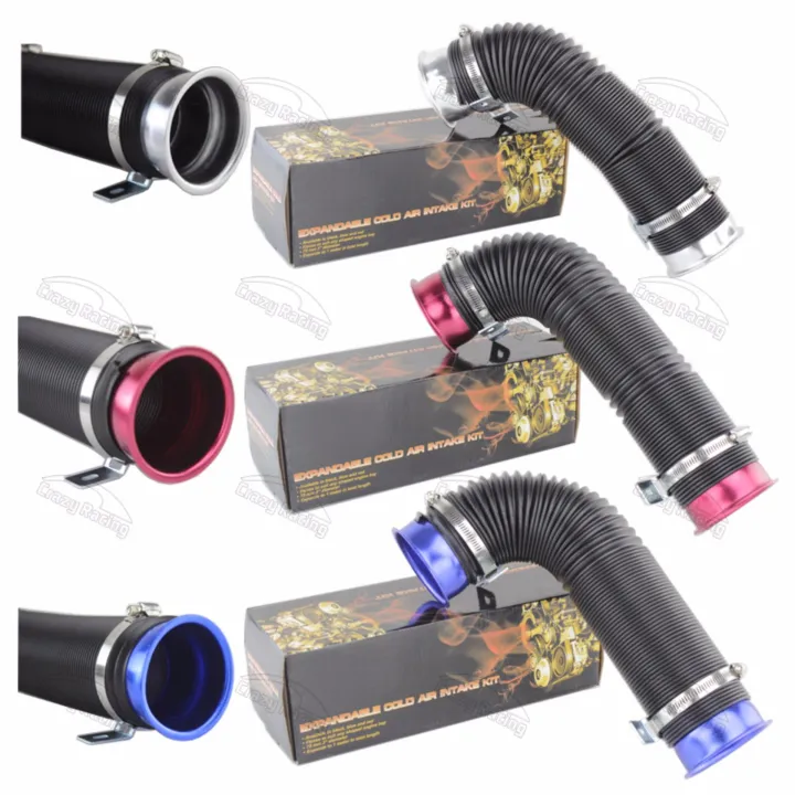 Turbo Multi Flexible Cold Air Intake Pipe Universal For Any Car Lazada