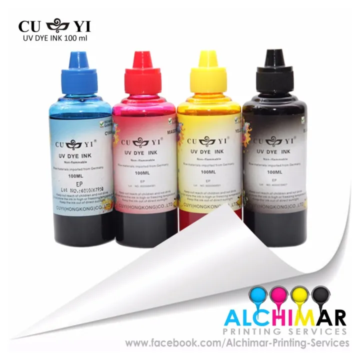 Cuyi Dye Ink Ml For Inkjet Printers Cmyk Pcs Already Lazada Ph