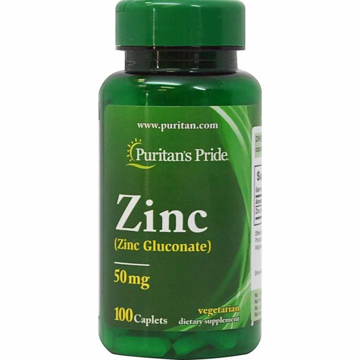 Puritan S Pride Zinc 50 Mg 100 Caplets Lazada PH