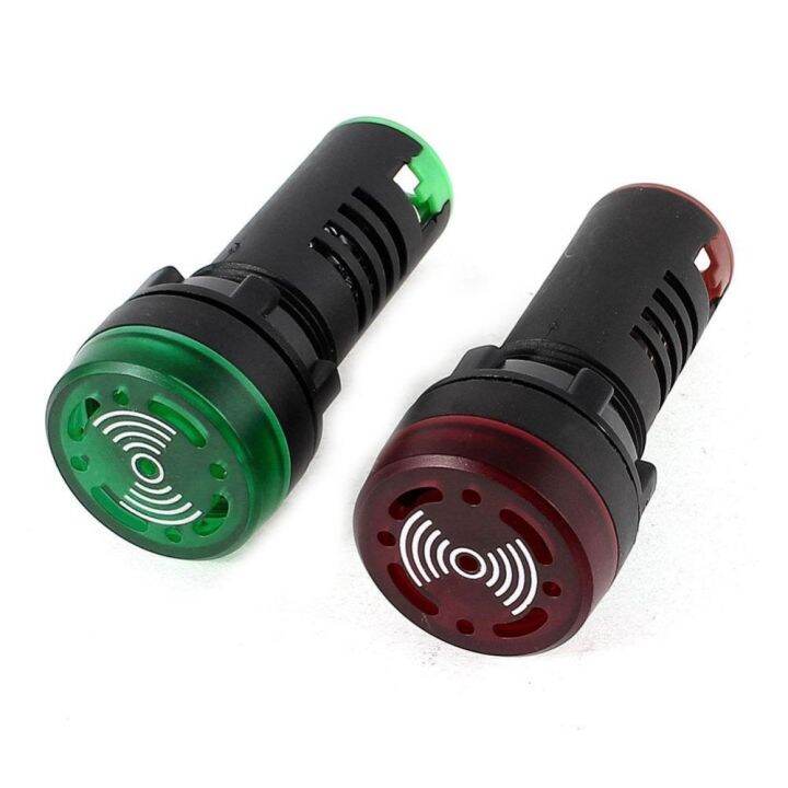 Pcs Red Green Led Buzzer Beep Indicator Light Mm Ac V Ad Sm