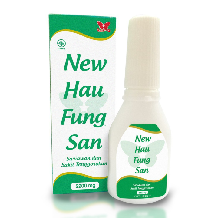 Spray New Hau Fung San Powder Obat Sariawan Dan Sakit Tenggorokan Lazada Indonesia