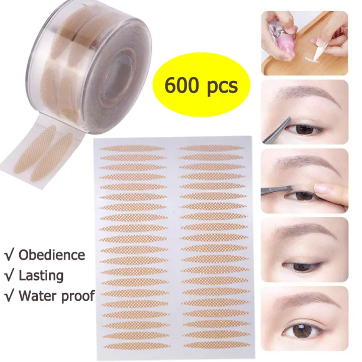 600Pcs/box Big Eyes Make Up Eyelid Sticker Double Fold Self Adhesive ...